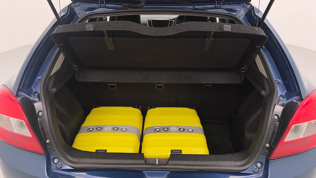 Boot Inside View with Luggage