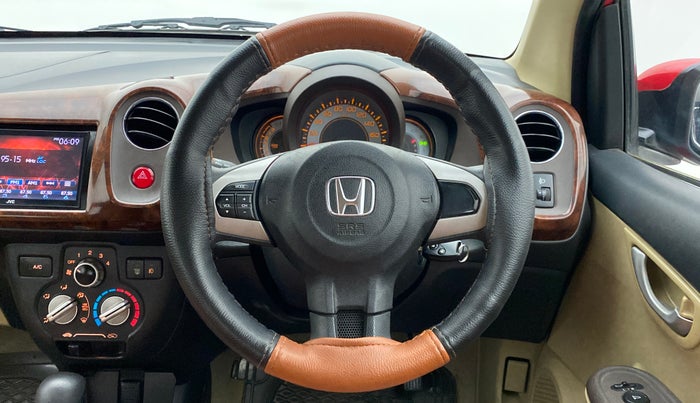 2013 Honda Brio 1.2 VX AT I VTEC, Petrol, Automatic, 27,573 km, Steering Wheel Close Up