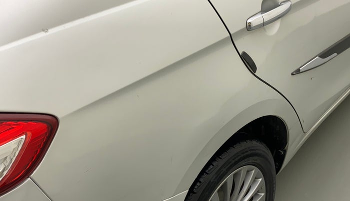2016 Maruti Ciaz ZXI+ RS, Petrol, Manual, 50,234 km, Right quarter panel - Slightly dented