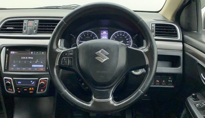 2016 Maruti Ciaz ZXI+ RS, Petrol, Manual, 50,234 km, Steering Wheel Close Up
