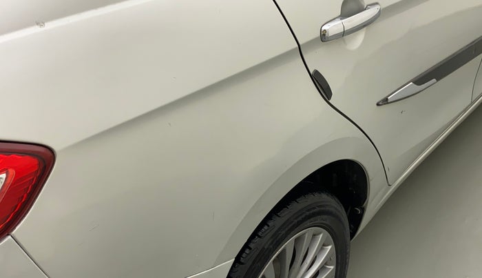 2016 Maruti Ciaz ZXI+ RS, Petrol, Manual, 50,234 km, Right quarter panel - Minor scratches
