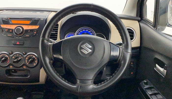 2017 Maruti Wagon R 1.0 VXI AMT, Petrol, Automatic, 86,605 km, Steering Wheel Close Up