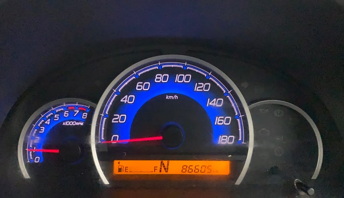 2017 Maruti Wagon R 1.0 VXI AMT, Petrol, Automatic, 86,605 km, Odometer Image