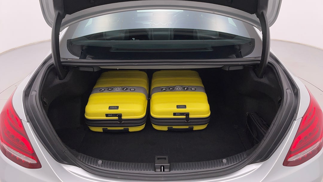 Boot Inside View with Luggage