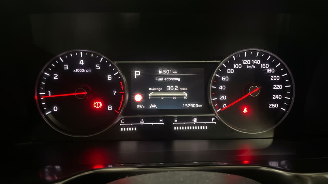 2021 Kia Sorento Sport 7 Seat, Automatic, 137904 km, Odometer View