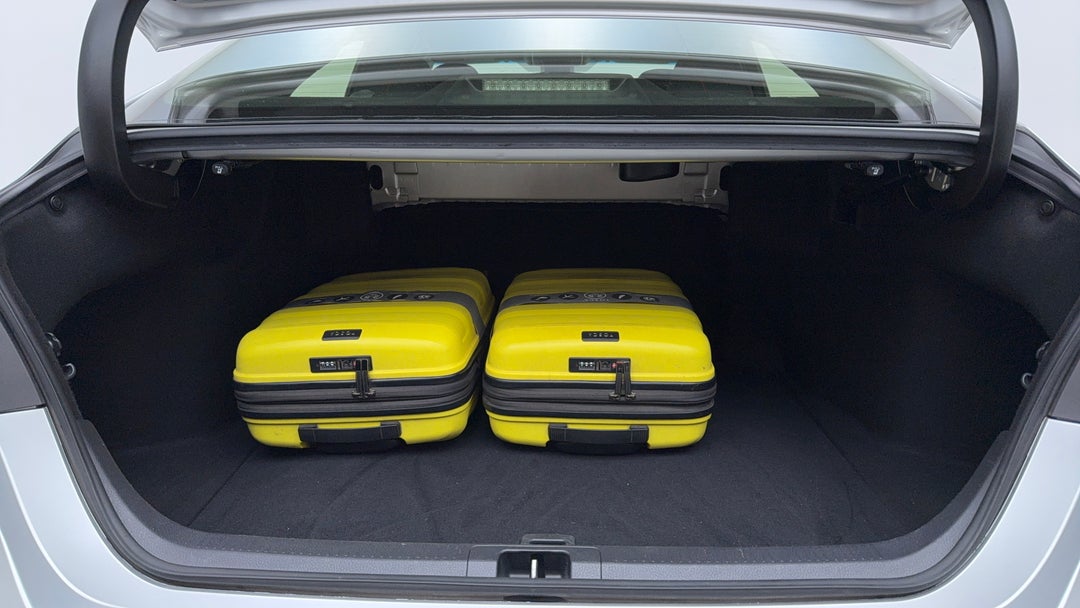 Boot Inside View with Luggage