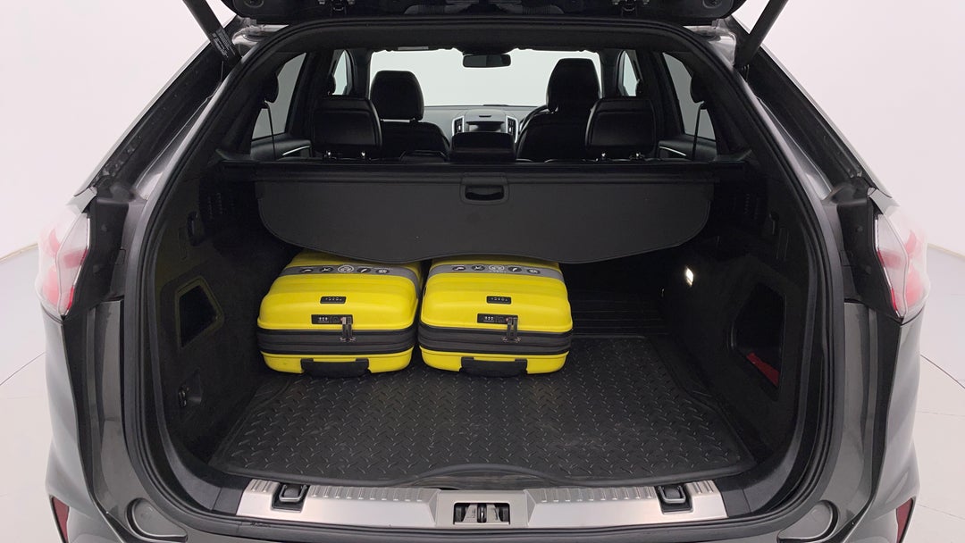 Boot Inside View with Luggage