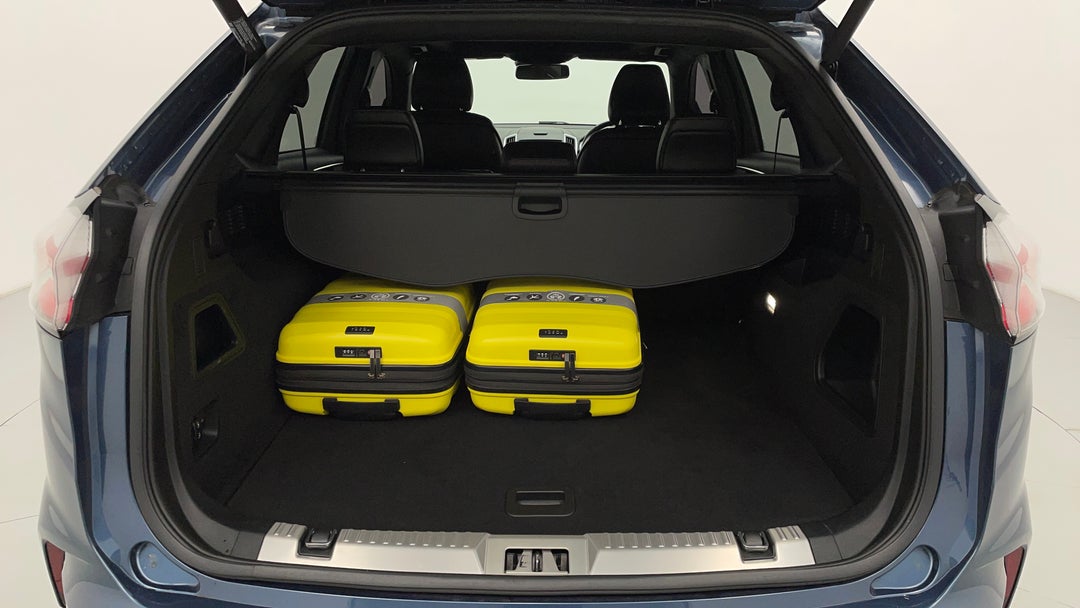 Boot Inside View with Luggage