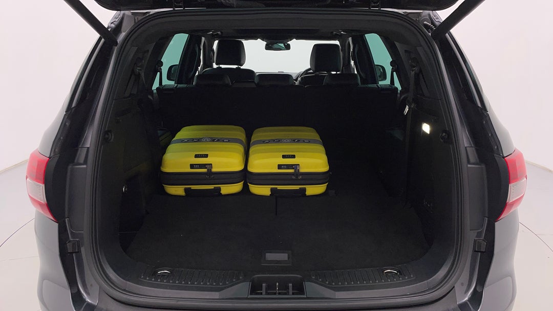 Boot Inside View with Luggage