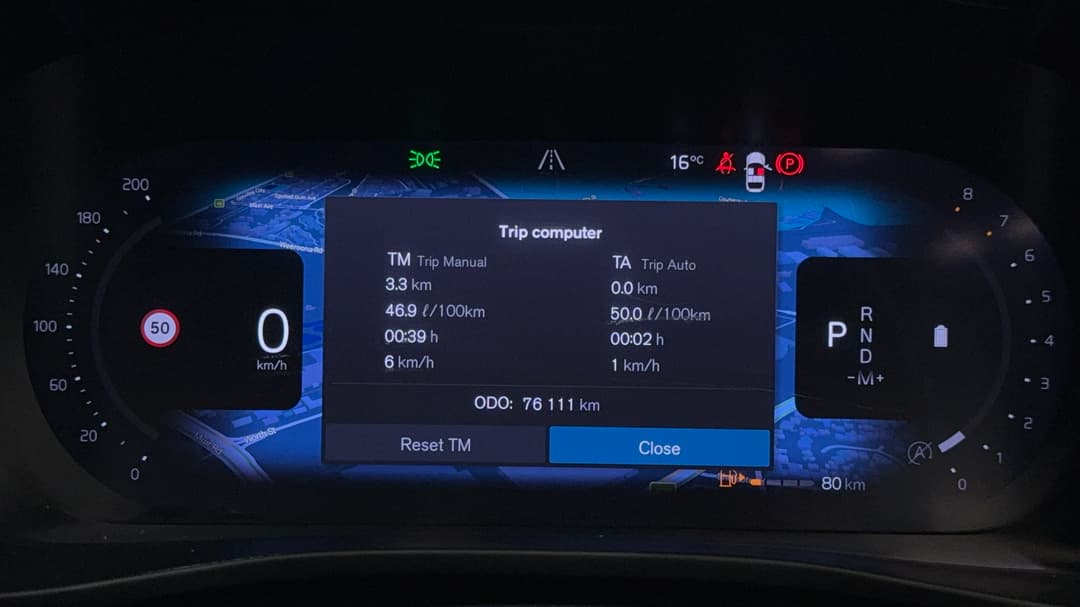 2022 Volvo Xc40 Ultimate B5 Dark Mhev, Automatic, 75396 km, Odometer View