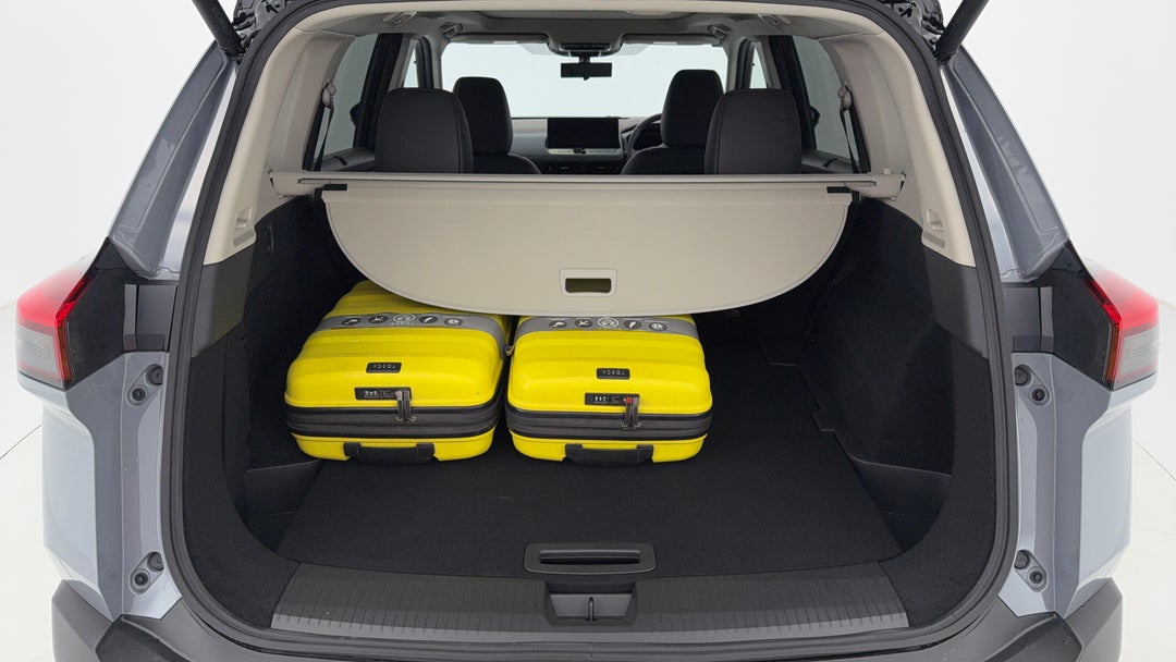 2025 Nissan X-trail Ti-l (4WD) E-power (hybrid), Automatic, 9053 km, Boot Inside View with Luggage