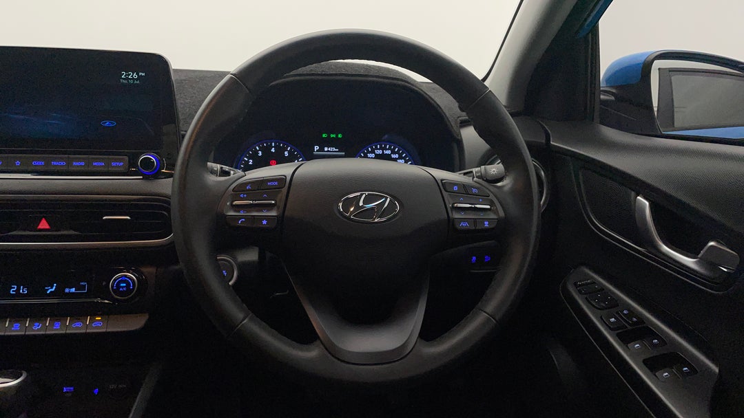 2022 Hyundai Kona Elite (fwd), Automatic, 44596 km, Steering Wheel Close-up