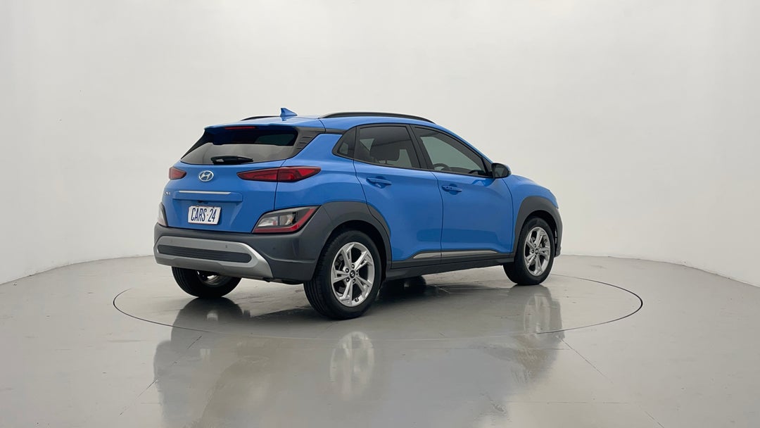2022 Hyundai Kona Elite (fwd), Automatic, 44596 km, Right Back Diagonal (45- Degree) View