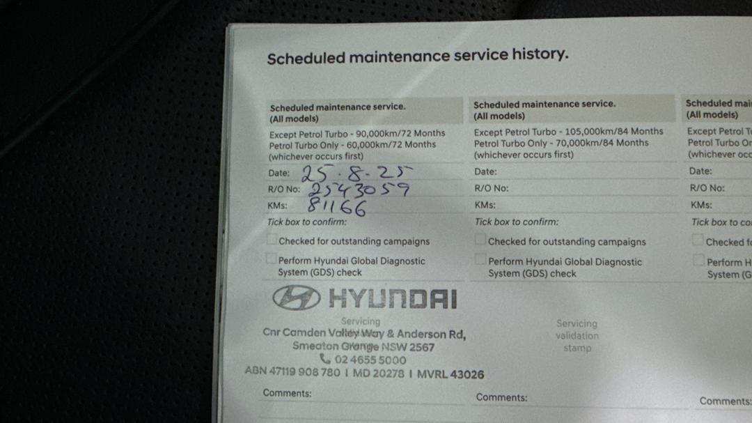 2019 Hyundai Santa Fe Highlander Crdi Blk-bge (AWD), Automatic, 88159 km, Service History