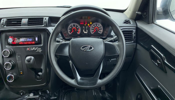 2017 Mahindra KUV 100 NXT K2 6 STR, Petrol, Manual, 55,925 km, Steering Wheel Close Up