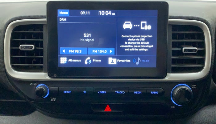 2019 Hyundai VENUE SX 1.0 TURBO, Petrol, Manual, 22,171 km, Infotainment System