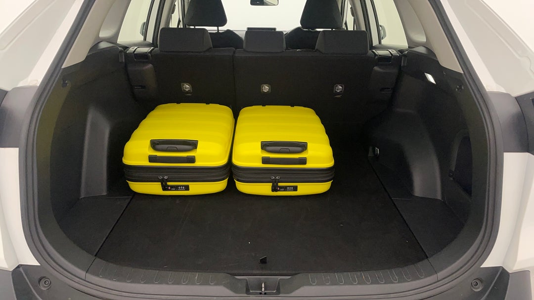 Boot Inside View with Luggage