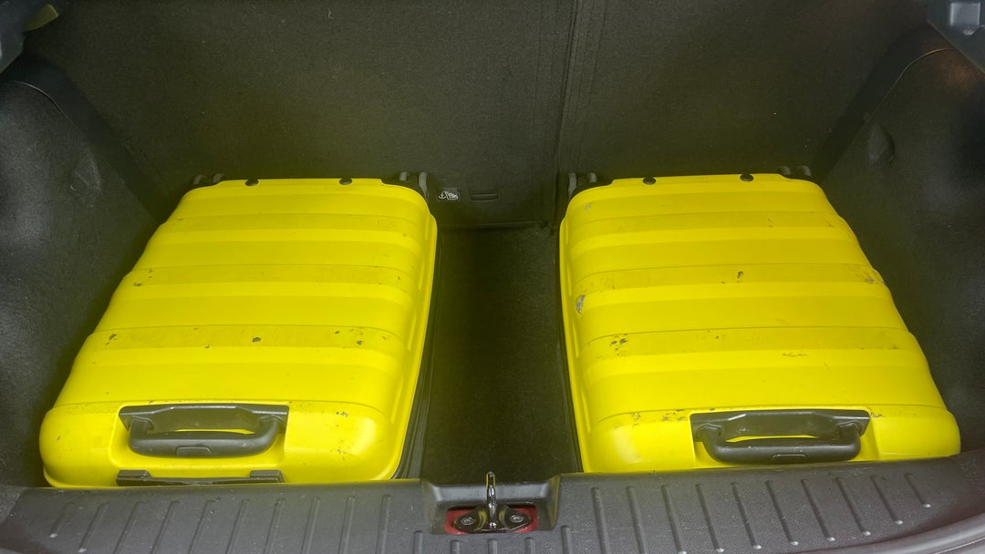 Boot Inside View with Luggage