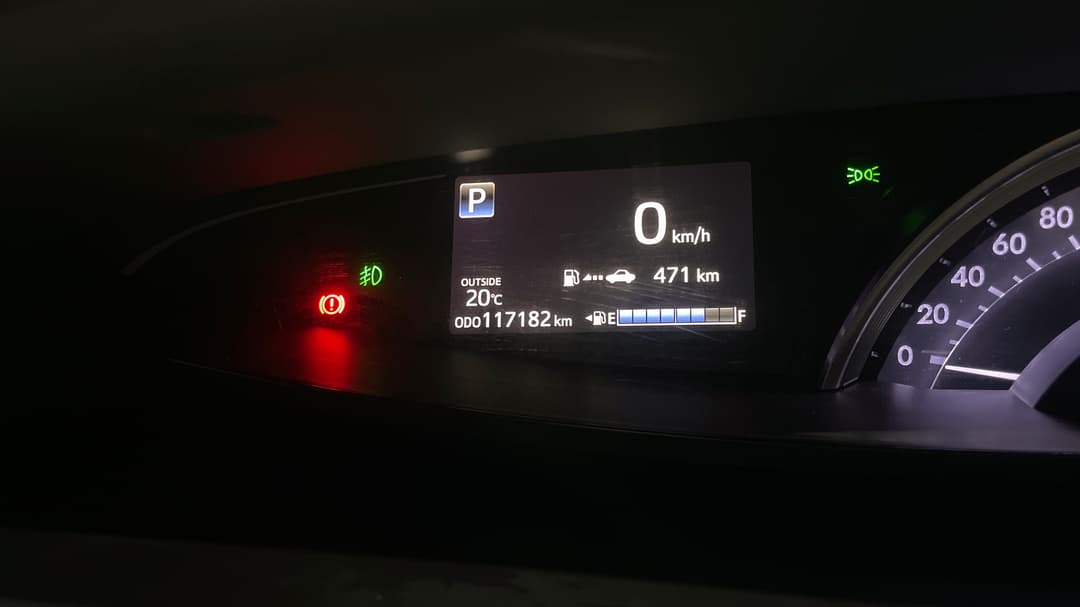 2019 Toyota Tarago Gli, Automatic, 117182 km, Odometer View