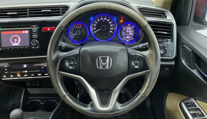 2015 Honda City VX MT PETROL, Petrol, Manual, 1,29,871 km, Steering Wheel Close Up