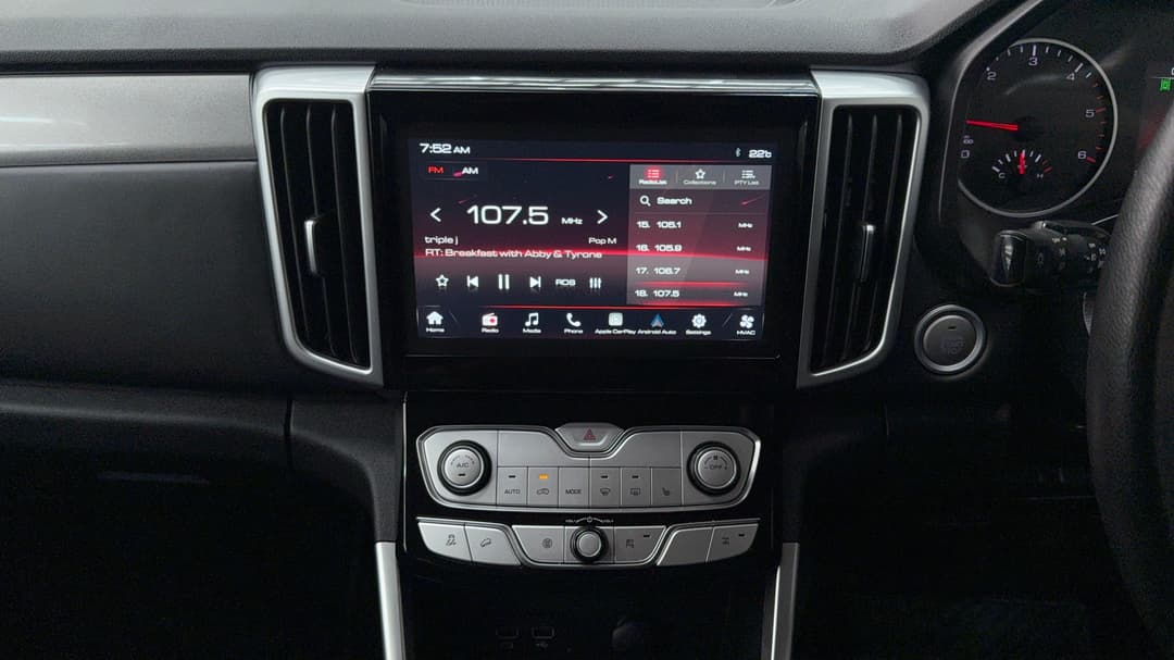 2022 GWM Ute Cannon-l (4x4), Automatic, 28537 km, Center Console