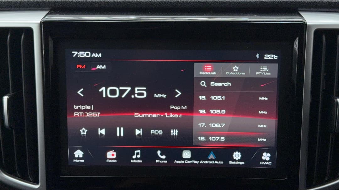 2022 GWM Ute Cannon-l (4x4), Automatic, 28537 km, Infotainment System