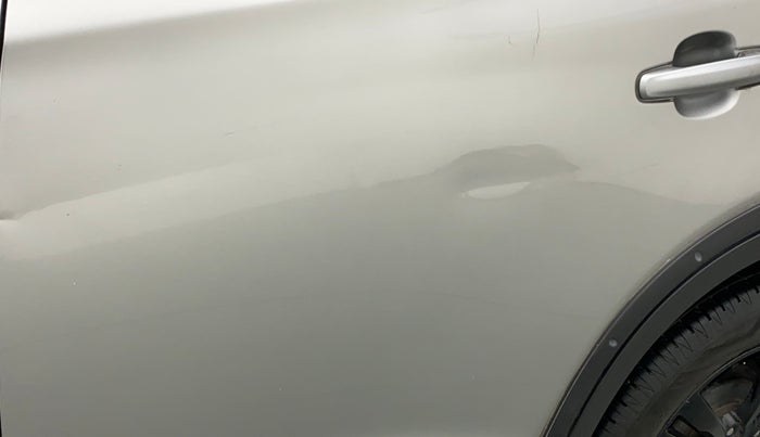 2018 Maruti Vitara Brezza ZDI + AMT, Diesel, Automatic, 42,066 km, Rear left door - Slightly dented