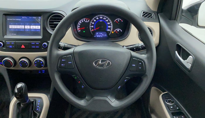 2017 Hyundai Grand i10 SPORTZ AT 1.2 KAPPA VTVT, Petrol, Automatic, 32,375 km, Steering Wheel Close Up