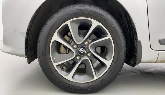 2017 Hyundai Grand i10 SPORTZ AT 1.2 KAPPA VTVT, Petrol, Automatic, 32,375 km, Left Front Wheel