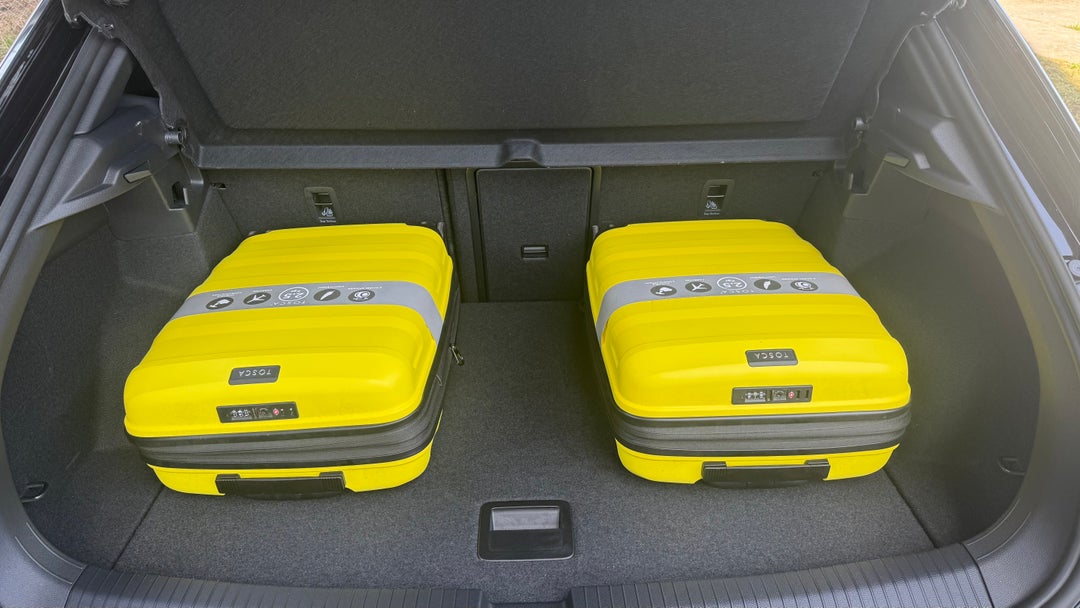 Boot Inside View with Luggage