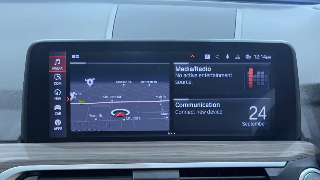 2021 BMW X4 xDrive30i M Sport, Automatic, 56993 km, Infotainment System