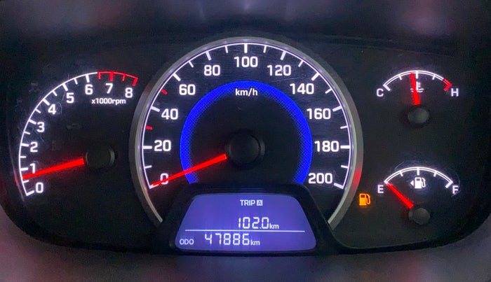 2017 Hyundai Grand i10 Sportz(O) 1.2 MT, Petrol, Manual, 47,924 km, Odometer Image