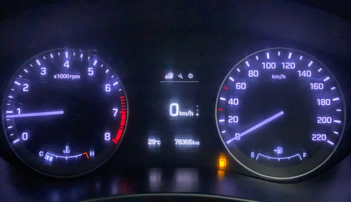 2016 Hyundai Elite i20 ASTA 1.2, Petrol, Manual, 78,432 km, Odometer Image