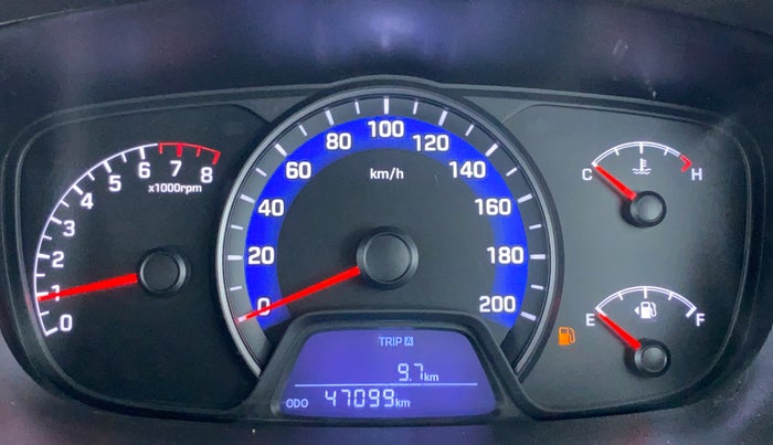 2015 Hyundai Xcent S 1.2, Petrol, Manual, 47,485 km, Odometer Image