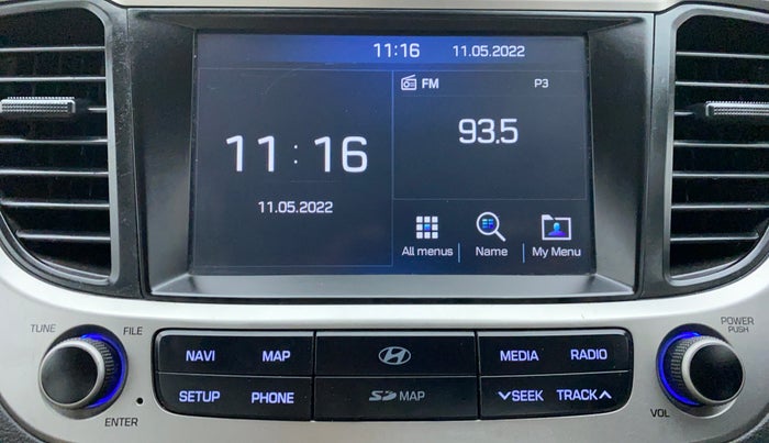 2017 Hyundai Verna 1.6 CRDI SX + AT, Diesel, Automatic, 93,828 km, Infotainment System