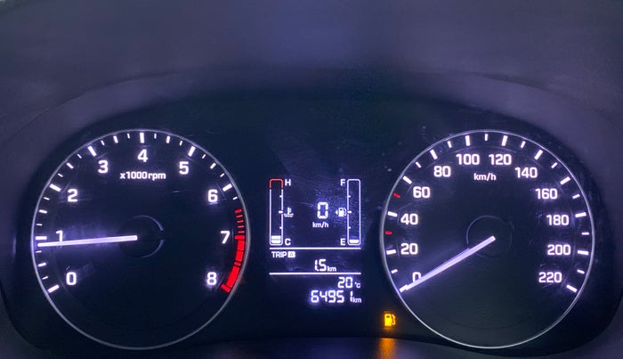 2017 Hyundai Creta SX PLUS 1.6 PETROL, Petrol, Manual, 64,951 km, Odometer Image