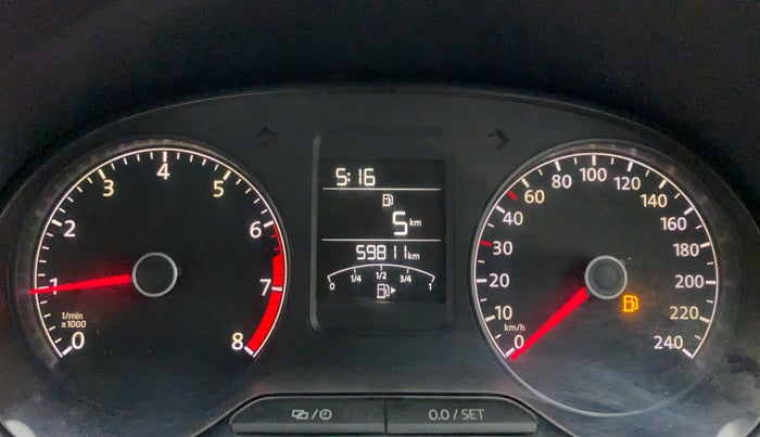 2015 Volkswagen Polo COMFORTLINE 1.2L PETROL, Petrol, Manual, 59,791 km, Odometer Image