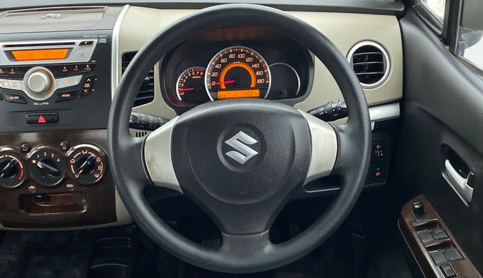 2015 Maruti Wagon R 1.0 VXI, Petrol, Manual, 75,090 km, Steering Wheel Close Up