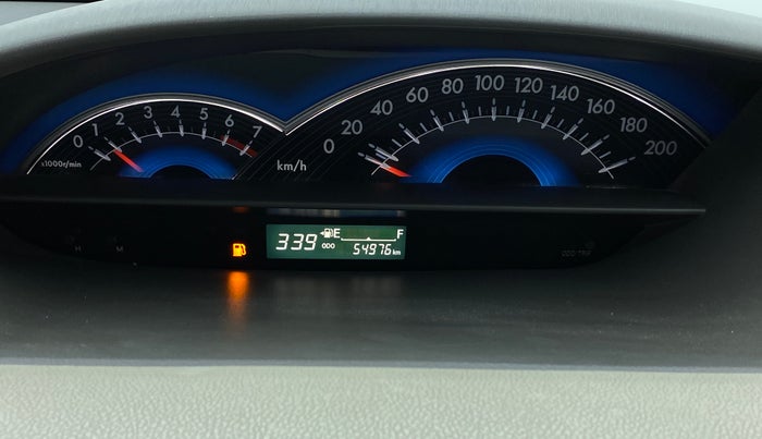 2015 Toyota Etios V, Petrol, Manual, 55,017 km, Odometer Image