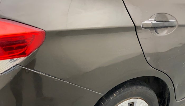 2015 Honda Amaze 1.2L I-VTEC S, Petrol, Manual, 34,026 km, Right quarter panel - Slightly dented