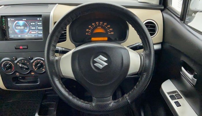 2018 Maruti Wagon R 1.0 LXI CNG, CNG, Manual, 51,871 km, Steering Wheel Close Up