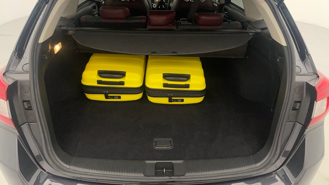 Boot Inside View with Luggage