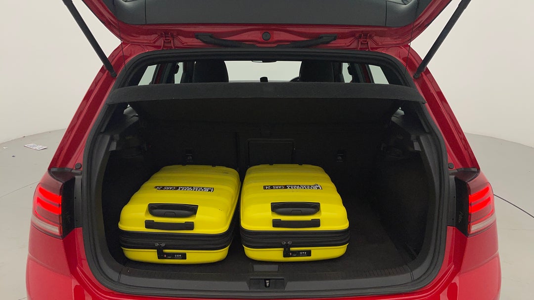 Boot Inside View with Luggage