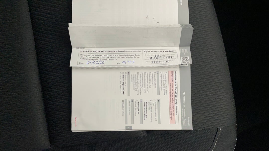 2017 Toyota Corolla Ascent, Automatic, 41998 km, Service History
