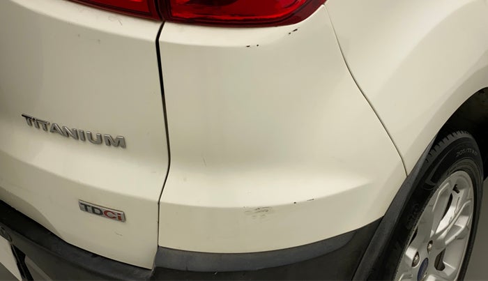 2018 Ford Ecosport TITANIUM + 1.5L DIESEL, Diesel, Manual, 96,027 km, Rear bumper - Minor scratches
