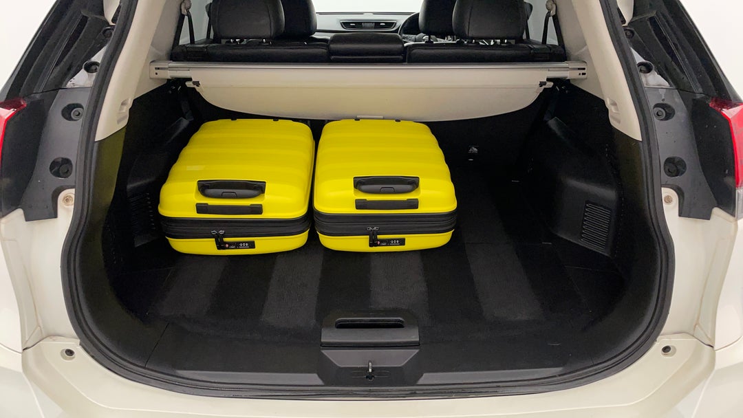 Boot Inside View with Luggage