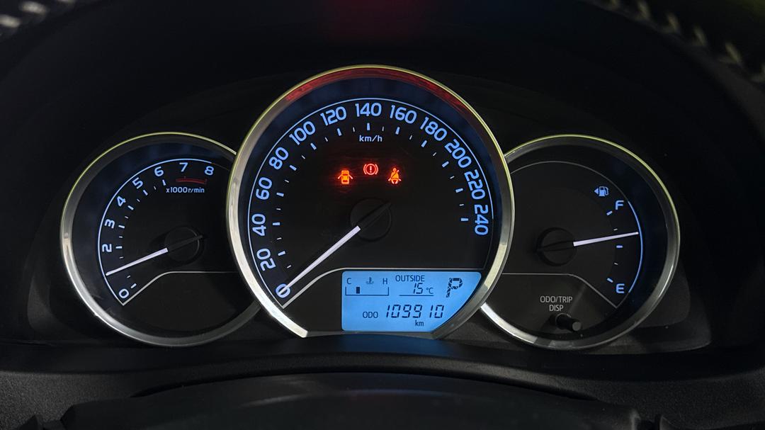 2016 Toyota Corolla Ascent Sport, Automatic, 109910 km, Odometer View