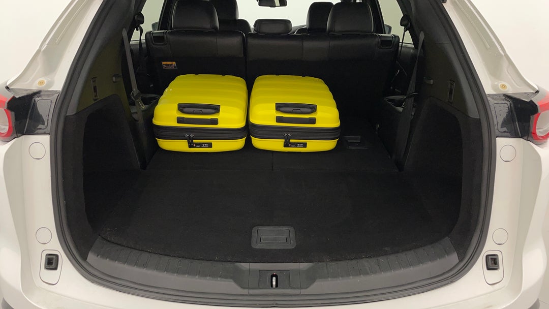 Boot Inside View with Luggage