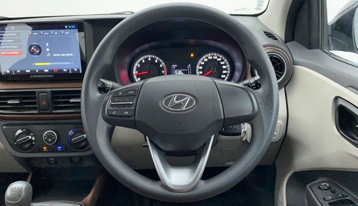 2021 Hyundai AURA S 1.2 CNG, CNG, Manual, 20,083 km, Steering Wheel Close Up