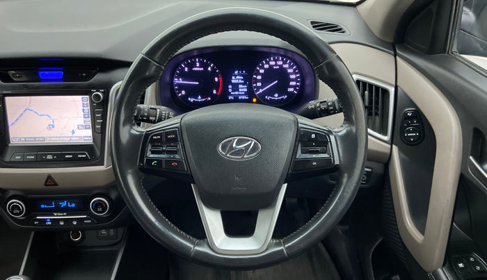 2017 Hyundai Creta SX (O) 1.6 DIESEL, Diesel, Manual, 97,161 km, Steering Wheel Close Up